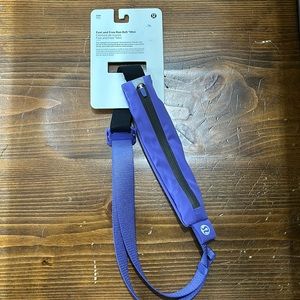 🎠 New Lululemon FAST FREE RUN TUBE BELT *Mini UNISEX SZ S/M Purple